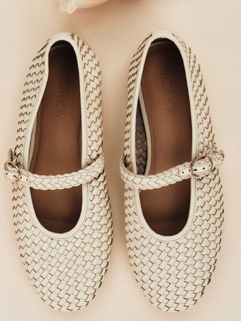 J crew Mary Jane ballet flats in woven leather - Picture 3 of 7